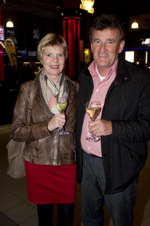 Auf ein Glas: Eva Pratter und Gerd Schachenhofer.