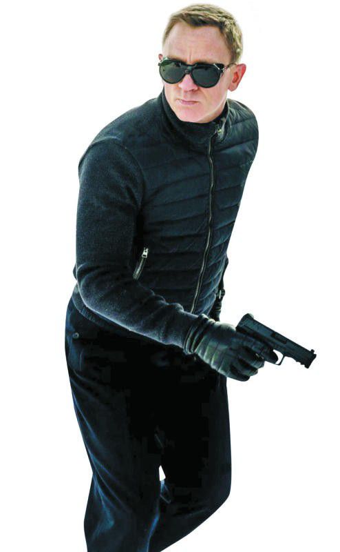 Daniel Craig als James Bond, Agent 007. Regisseur Sam Mendes beschreibt Bond in „Spectre“ als besonders fokussiert, der seinem wiederentdeckten Jagd­instinkt wieder positive Seiten abgewinne.