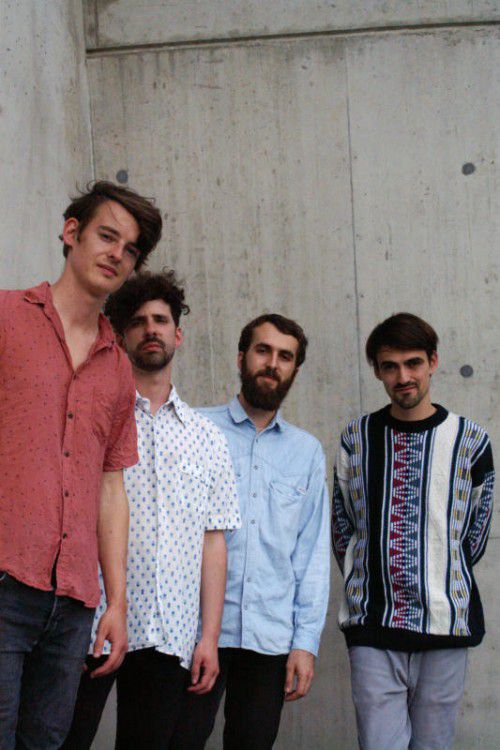 David Österle (l.), Daniel Hämmerle, Peter Paul Aufreiter und Johannes Mandorfer sind die Band „Hearts Hearts“.