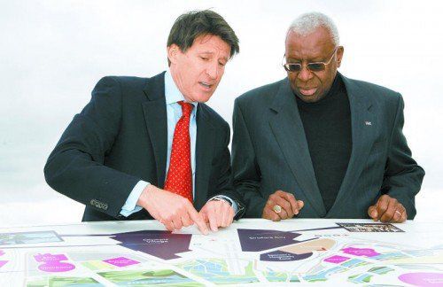 Der neue Präsident Sebastian Coe (l.) muss den Scherbenhaufen aufräumen, den sein Vorgänger Lamine Diack hinterlassen hat.