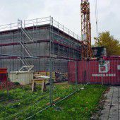 Baufortschritt am Musikheim