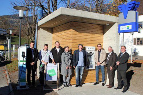 Die neue Servicestation im Bludescher Ortszentrum wurde in Betrieb genommen.