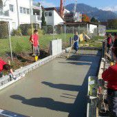 HTL baut neuen  Geräteschuppen