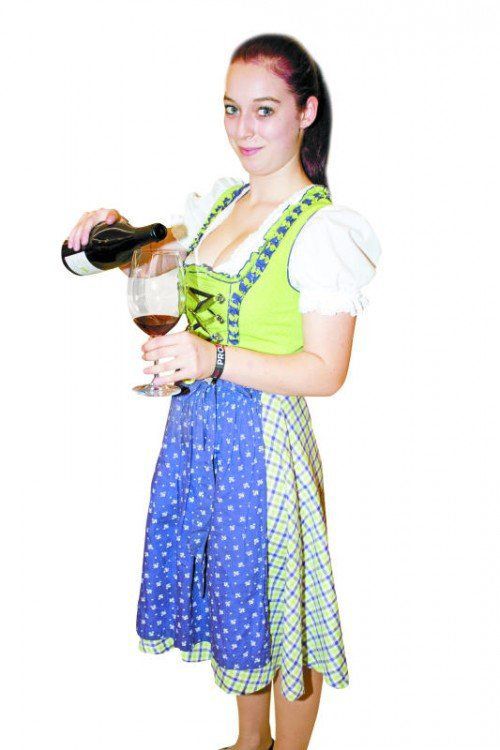 Erlesene Tropfen servierte Lara Goger.