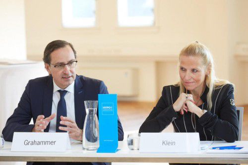 Hypo-Vorarlberg-Chef Michael Grahammer und Regionaldirektorin Ros­witha Klein wollen in Wien expandieren.