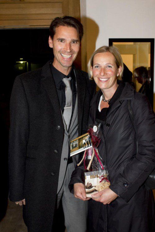 Kamen zur Eröffnung: Paul und Claudia Mathis.