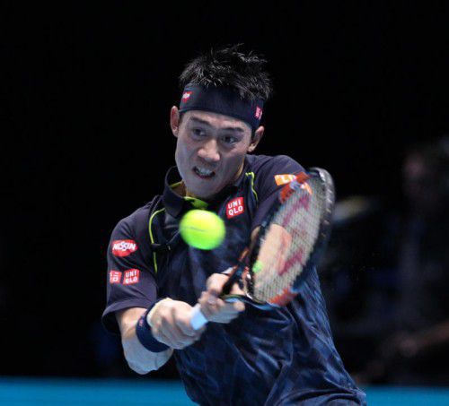 Kei Nishikori (Bild) stand gegen Djokovic auf verlorenem Posten.