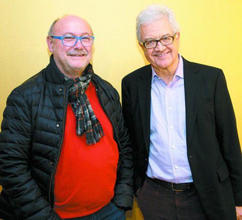 Robert Spiegel und Elmar Bechter (Landessanitätsdirektor).