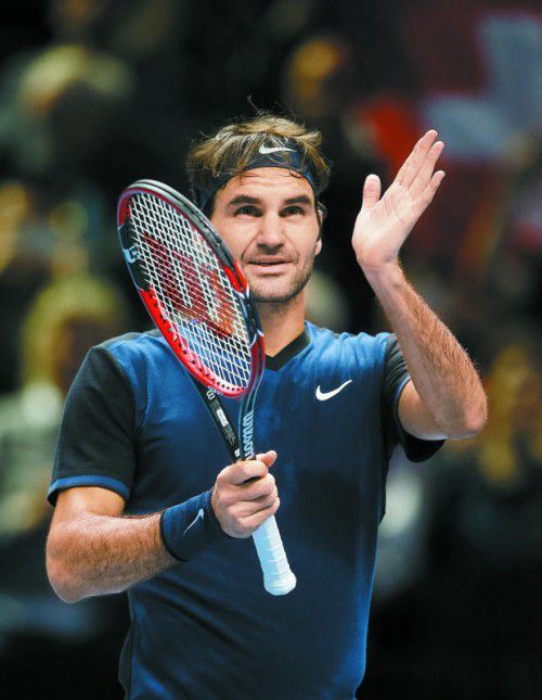 Roger Federer blieb in den Gruppenspielen ungeschlagen.