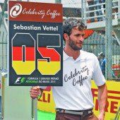 Ein Grid-Boy drückte die Stimmung bei Vettel