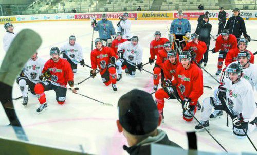 So jung kommen sie nicht mehr zusammen: Österreichs Eishockey-Nationalteam für das Turnier in Polen hat einen Altersdurchschnitt von 23,3 Jahren.