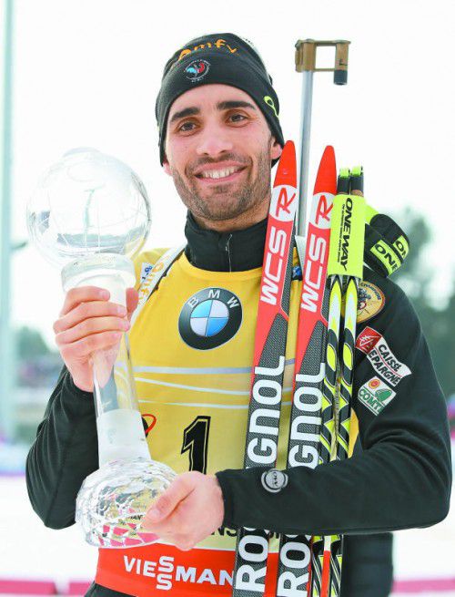 Versucht sich auf der Loipe: Biathlet Martin Fourcade.