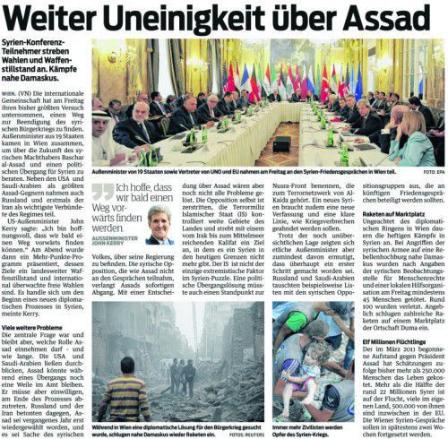 VN-Bericht vom 31. Oktober 2015
