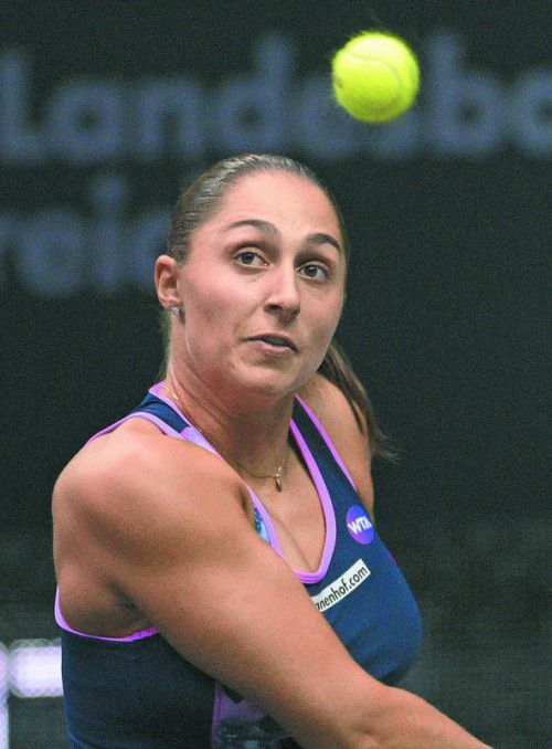 Zwei-Satz-Erfolg gegen Mitu: Tamira Paszek.
