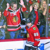 Patrick Kane ist weiter in Laune