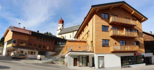 Das neu gestaltete Mehrzweckgebäude „Alpenrose“ in Damüls.