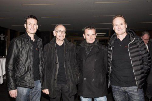 Das Team der Gemeinde Doren: Herbert Österle, Richard Bereuter, Klaus Bilgeri und Bürgermeister Guido Flatz (v. l.).