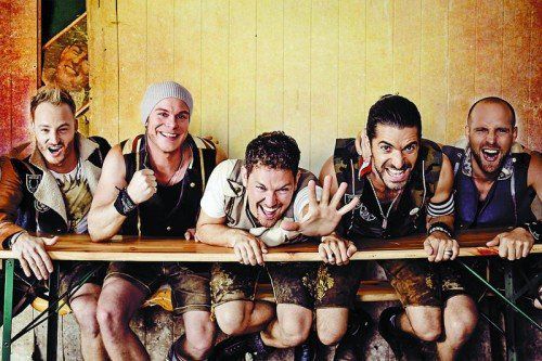 Die Jungs des voXXclub gastieren im Rahmen ihrer zweiten Solo-Tour im Tennis.Event.Center Hohenems.