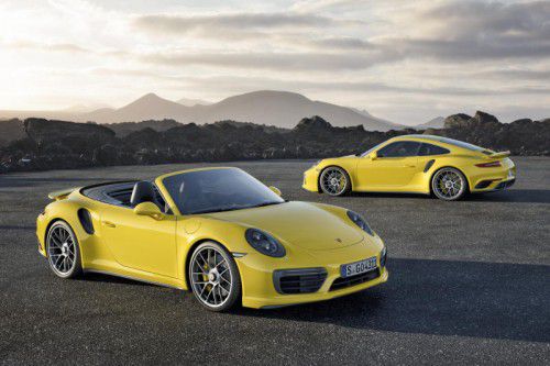 Die Porsche 911 Turbo leisten jetzt bis zu 580 PS. Weltpremiere feiern sie Anfang Jänner in Detroit.