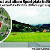 Röthis: Wohnquartier auf altem Sportplatz
