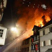 Thurgauer Altstadt in Flammen