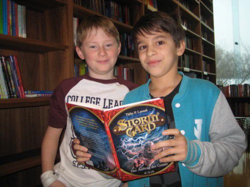 Florian Mayer, 11 Jahre, Lukas Lamprecht, 10 Jahre.