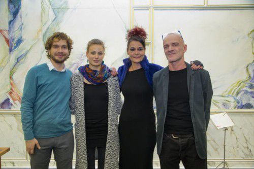 Gestern Abend ausgezeichnet: Lorenz Helfer, Natalie Fend (Fördergaben), Marianne Greber und Günter Marinelli (Ehrengaben).