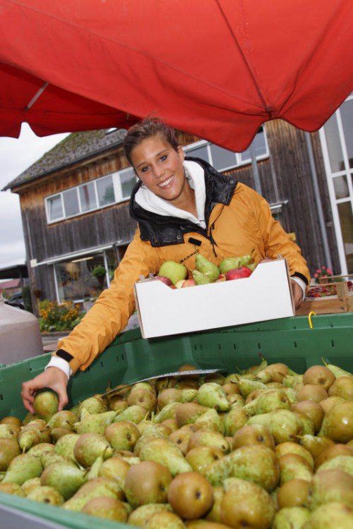 Heimisches Obst ist auch bei Jungen gefragt.