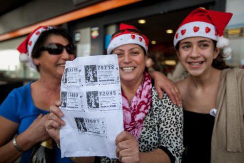In Spanien werden am 22. Dezember in der Weihnachtslotterie „Loteria de Navidad“ Millardensummen verteilt.