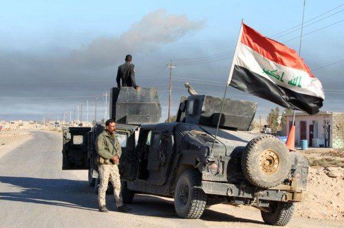 Irakische Einheiten konnten zuletzt in der stark umkämpften Stadt Ramadi einige Erfolge vorweisen. Foto: AFP