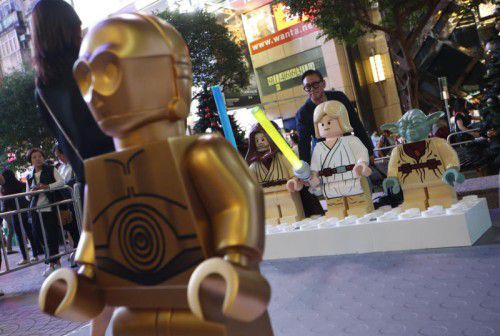 Lego-“Star Wars“-Ausstellung in Hongkong: Der Klötzchen-Hersteller profitiert besonders vom Geschäft mit der Fantasy-Saga.