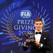 Verstappen mit drei Preisen bei FIA-Wahl