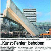 Treppenskulptur beim Krankenhaus Feldkirch