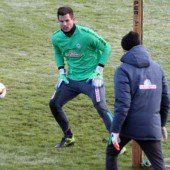 Erstes Training für Langer