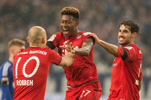 David Alaba feiert nach einer Sprunggelenksverletzung sein Comeback für Bayern München.