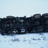 Unfall mit Militär-Lkw
