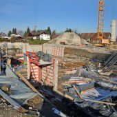 VS Unterdorf: Untergeschoß im Entstehen