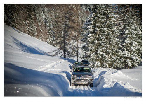 Die VN haben den VW Touareg auf frostigem Geläuf genauer unter die Lupe genommen.