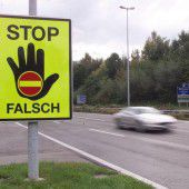 Geisterfahrer angezeigt