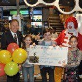 Spende für Ronald McDonald Kinderhilfe