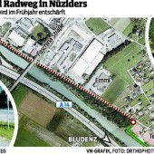 Lückenschluss bei Fahrradweg in Nüziders