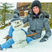 Schneemänner haben in Vorarlberg wieder Saison
