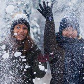 Ab ins Schneetreiben