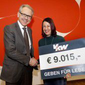 VKW-Kunden spenden für Leukämiehilfe