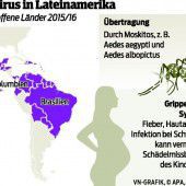 Zika-Virus: Fälle in der Schweiz und Dänemark