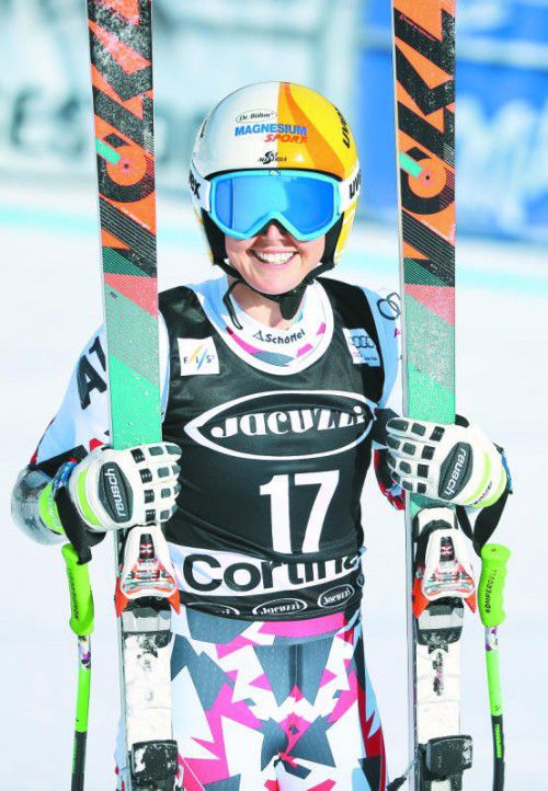 Fuhr im Super-G am Stockerl vorbei: Cornelia Hütter.
