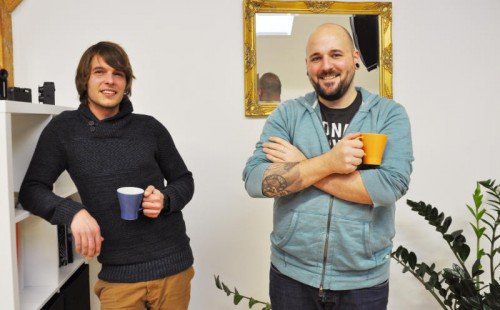 Hermann Ritter (l.) und Kevin Zimmermann sind seit Dezember 2015 Unternehmer.