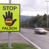 25 Lenker waren 2015 in die falsche Richtung unterwegs