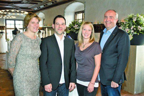 Hochzeitsexperten: Petra Vogl-Mayer (l.), Klaus Böckle, Bettina Fußenegger und Manfred Böhmwalder.