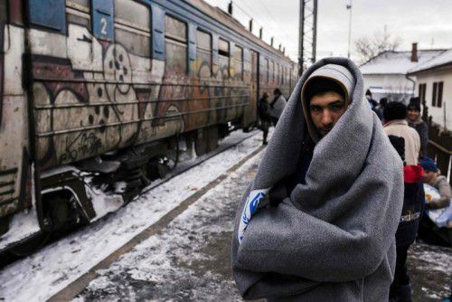 In Kroatien warteten Flüchtlinge auf ihre Weiterreise. Das Asylkontingent soll in Österreich beschränkt werden.